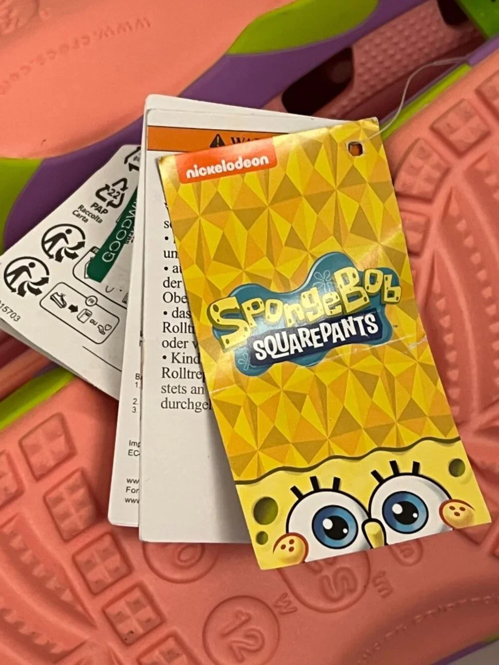 NEW SpongeBob SquarePants™ x Crocs MENS 10 WMNS 12 Patrick Star Classic Clog